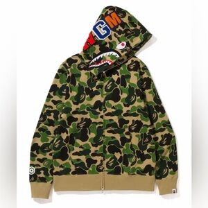 BAPE Big ABC Camo Shark Full Zip Hoodie